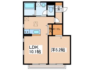 グレースヒルズの物件間取画像